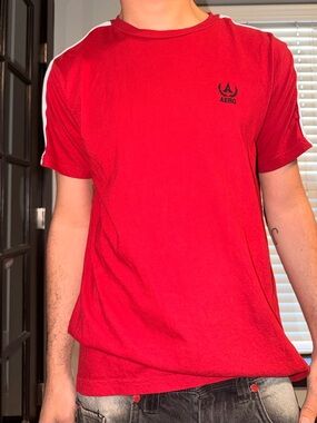 Aeropostale Red Short-Sleeve Crewneck Men's Shirt